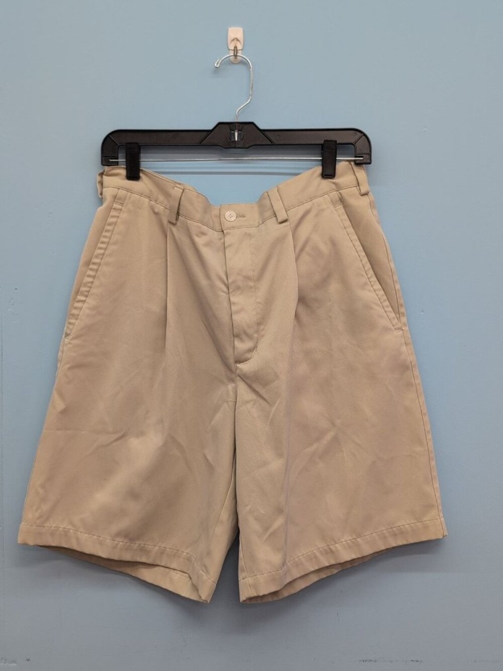 Nike Golf Fit Dry Pleated Front Men's Shorts 34 Beige